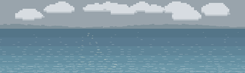 coastal ground scene, overcast