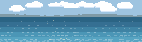 coastal ground scene, day