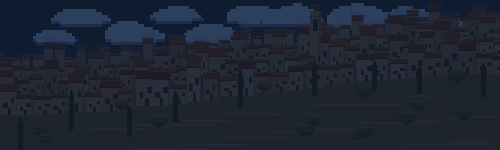 medhill ground scene, night