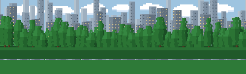 trees-city ground scene, day