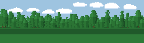 trees ground scene, day